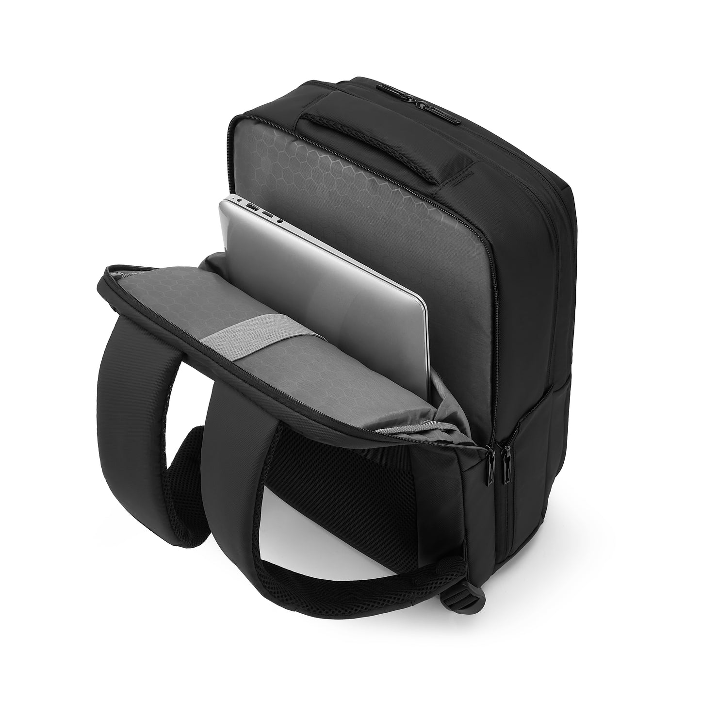Laptop Backpack for Men Women, School Backpacks for Boys Girls,Water Resistant Black Backpack with USB Charging Port,15.6 Inch College Bookbag Daypack
