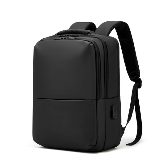 Laptop Backpack for Men Women, School Backpacks for Boys Girls,Water Resistant Black Backpack with USB Charging Port,15.6 Inch College Bookbag Daypack