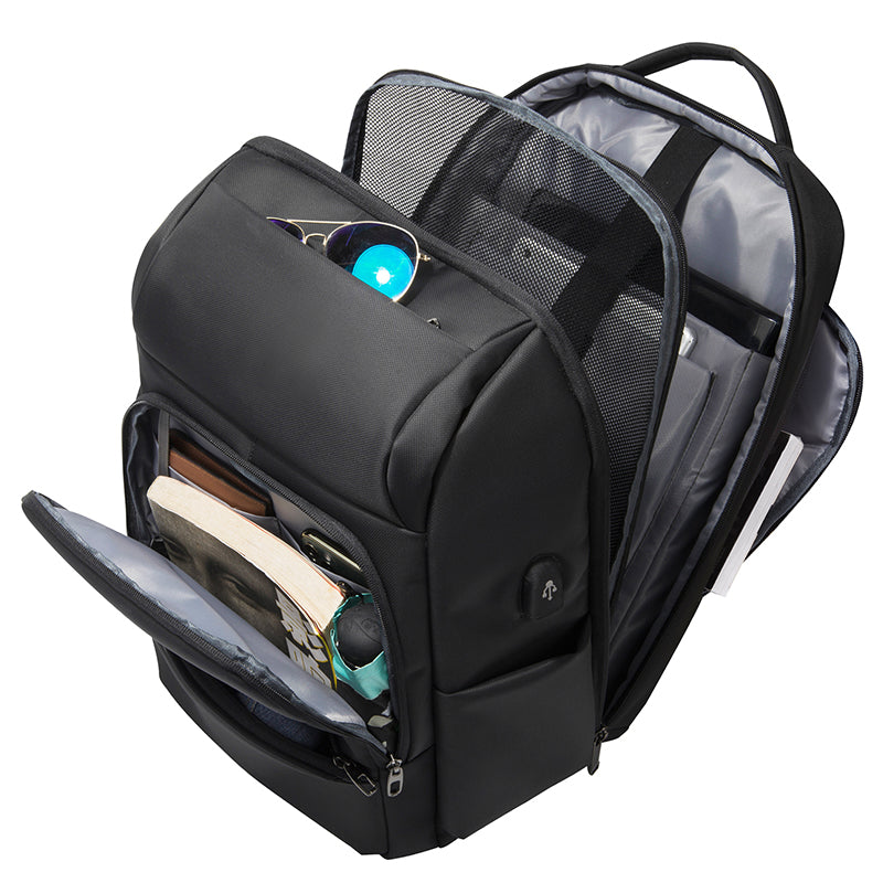 Anti Theft Laptop Backpack Travel Backpacks with usb Charging Port for Women Men 180° Openable, Water-resistantputer Bag Fits 17 Inch Laptop