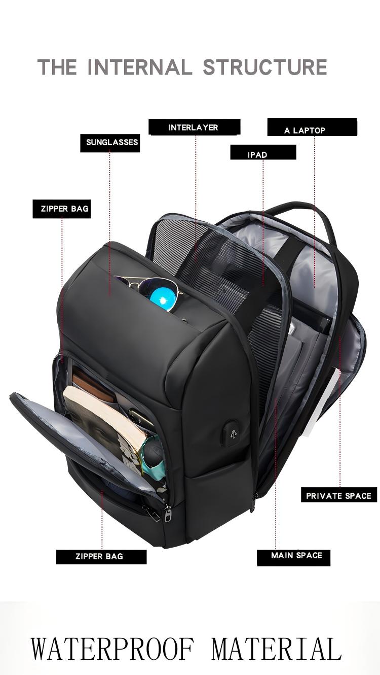 Anti Theft Laptop Backpack Travel Backpacks with usb Charging Port for Women Men 180° Openable, Water-resistantputer Bag Fits 17 Inch Laptop
