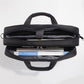 Hotsir Basics Compact Laptop Shoulder Bag Carrying Case with Strap and Zippered Accessory Pocket,  Black