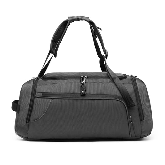 Gym Bag for Men and Women with Shoe & Laptop Compartment, 3-in-1 Sports Travel Duffel Bag  Weekender Carry-On Backpack for Airplane & Workout,