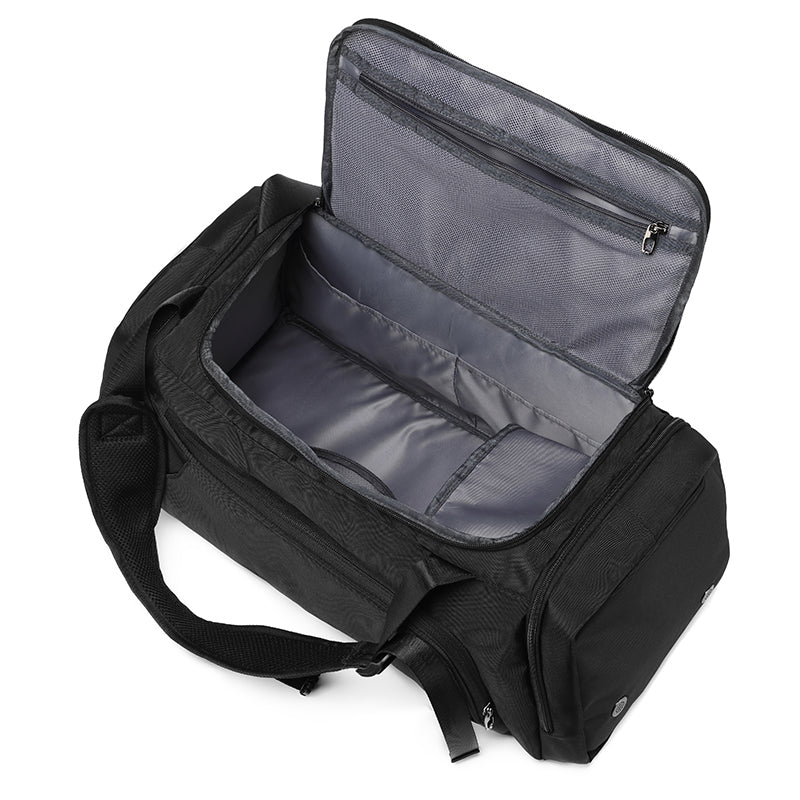 Gym Bag for Men and Women with Shoe & Laptop Compartment, 3-in-1 Sports Travel Duffel Bag  Weekender Carry-On Backpack for Airplane & Workout,