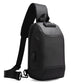 Sling Bag for Men Anti-theft USB Crossbody Shoulder  Waterproof Chest Bag Travel Daily Use
