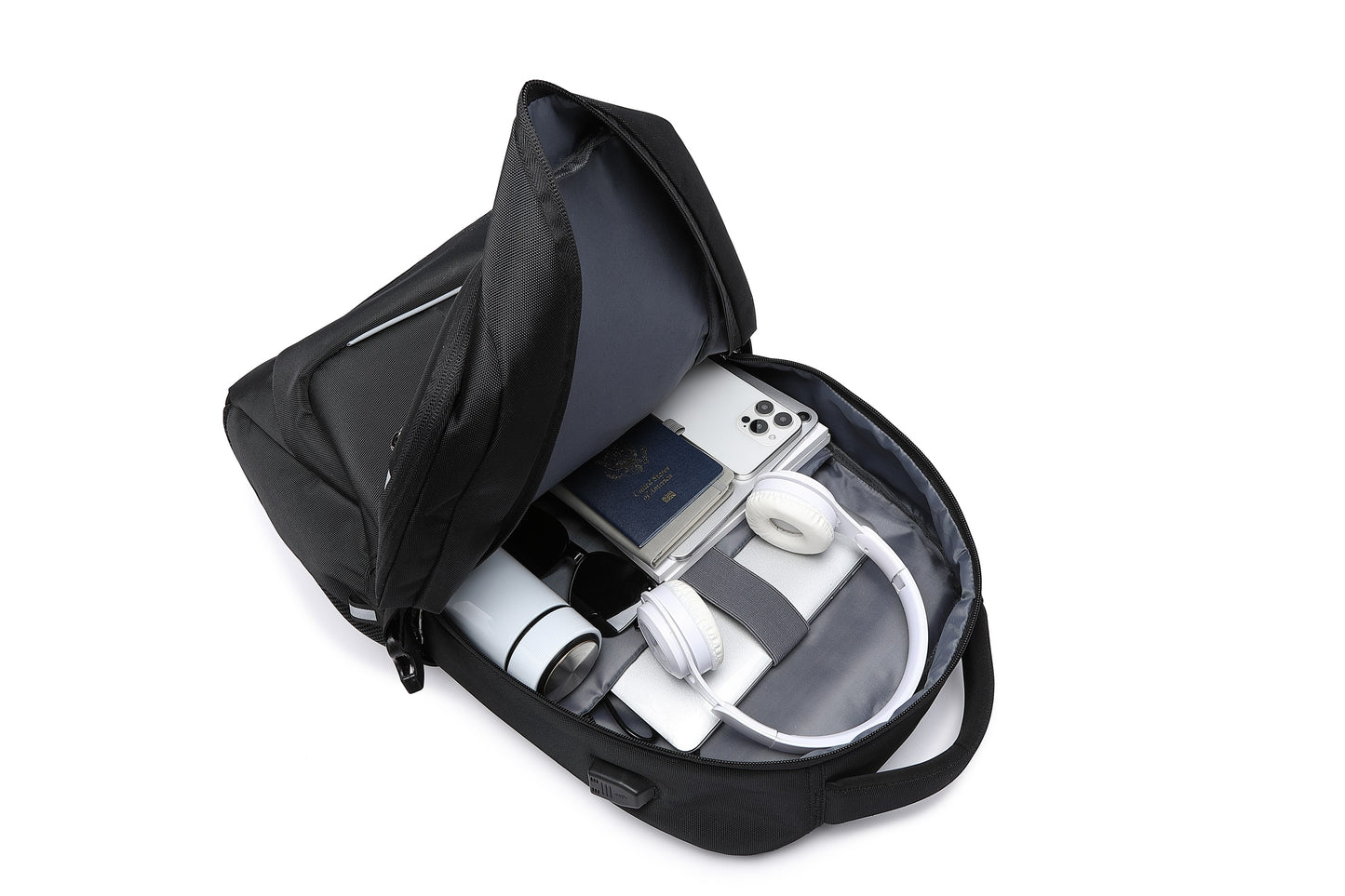 Large Travel Laptop Backpack for Men and Women, Business Backpack with USB Charging Port for Fits 16 Inch Notebook,