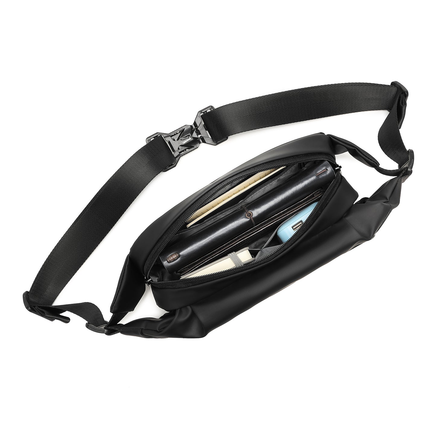 Mini Crossbody Sling Bag Chest Bag  Water Resistant Fanny Pack Running for Men Women Workout Travelling