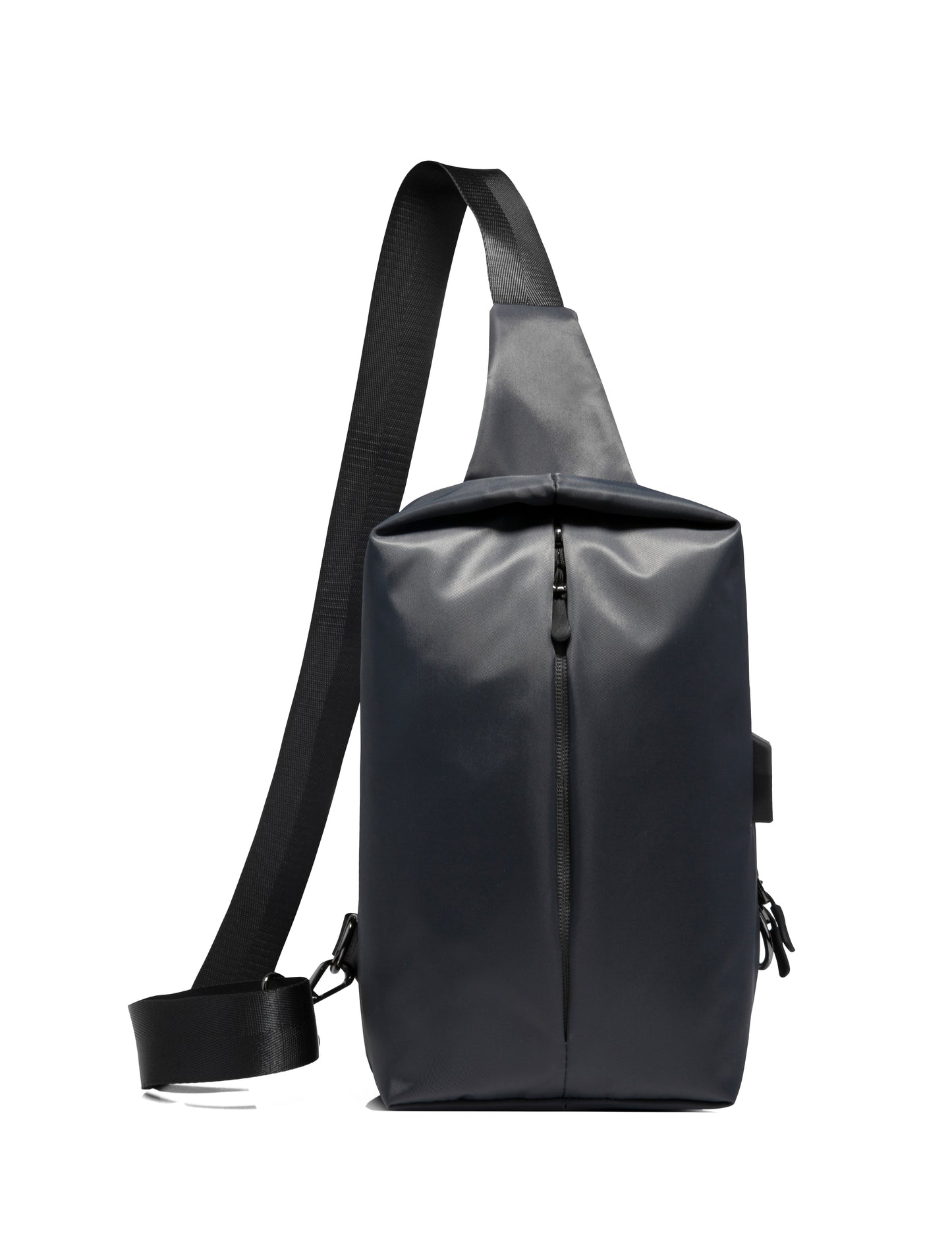 Chest Crossbody Sling waterproof Backpack Bag Travel  Gym Daypack for Women Men with USB charge port