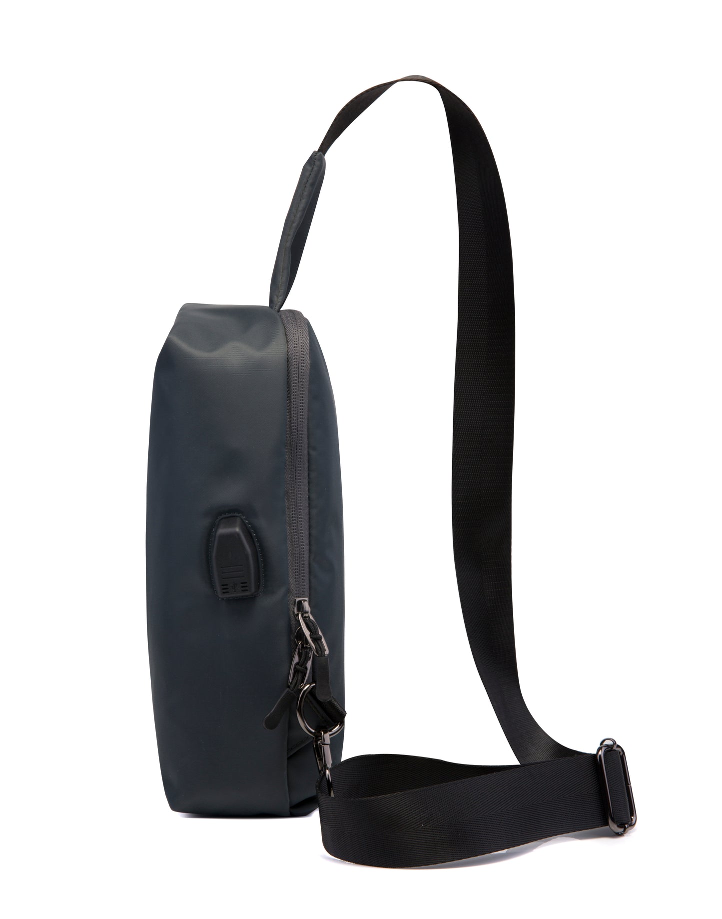 Chest Crossbody Sling waterproof Backpack Bag Travel  Gym Daypack for Women Men with USB charge port