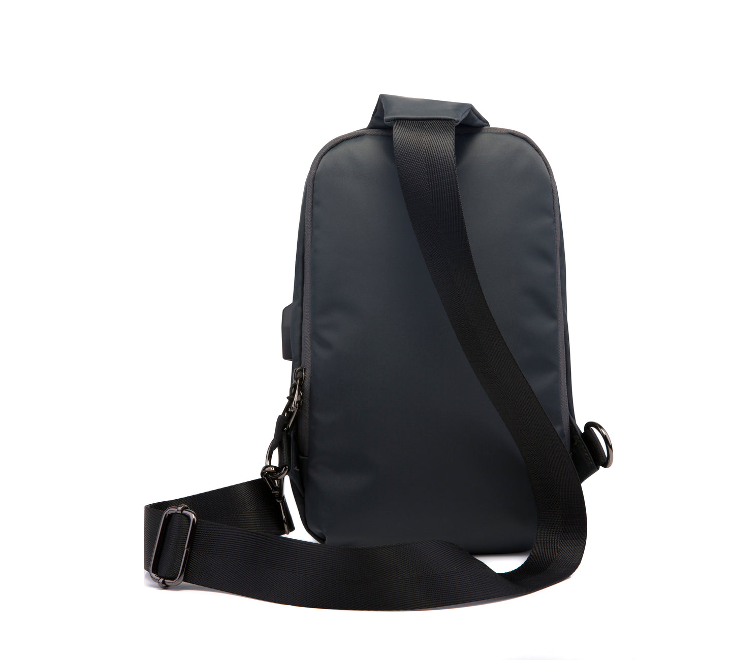 Chest Crossbody Sling waterproof Backpack Bag Travel  Gym Daypack for Women Men with USB charge port