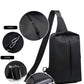 Chest Crossbody Sling waterproof Backpack Bag Travel  Gym Daypack for Women Men with USB charge port