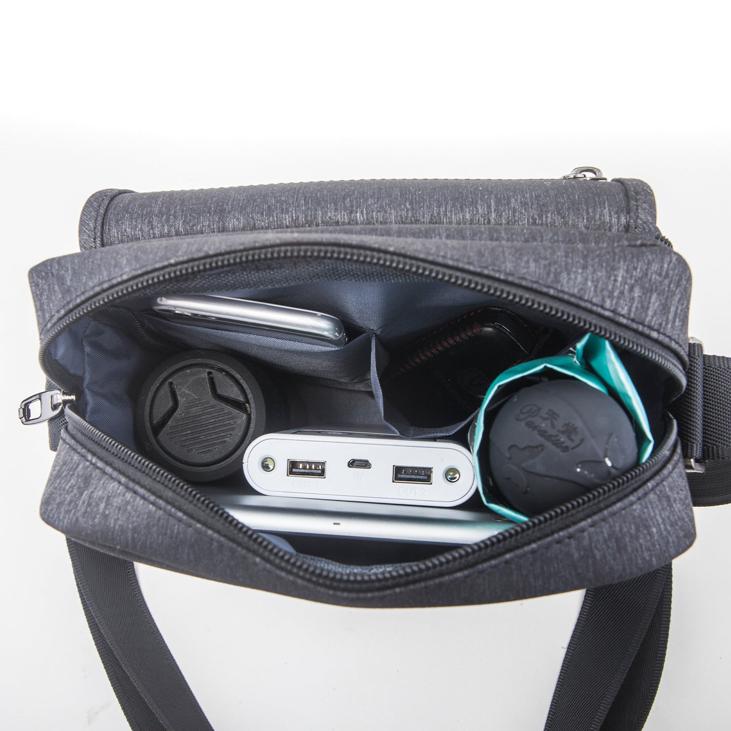 Travel Crossbody Sling Bag  with Anti-theft bucket, Multiple Pockets for Cards & Documents – Organizer for Daily Use