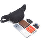 Crossbody Fanny Pack with 3-Zipper Pockets,Workout Traveling Running Casual Phone Bag Carrying All Phones