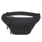 Crossbody Fanny Pack with 3-Zipper Pockets,Workout Traveling Running Casual Phone Bag Carrying All Phones