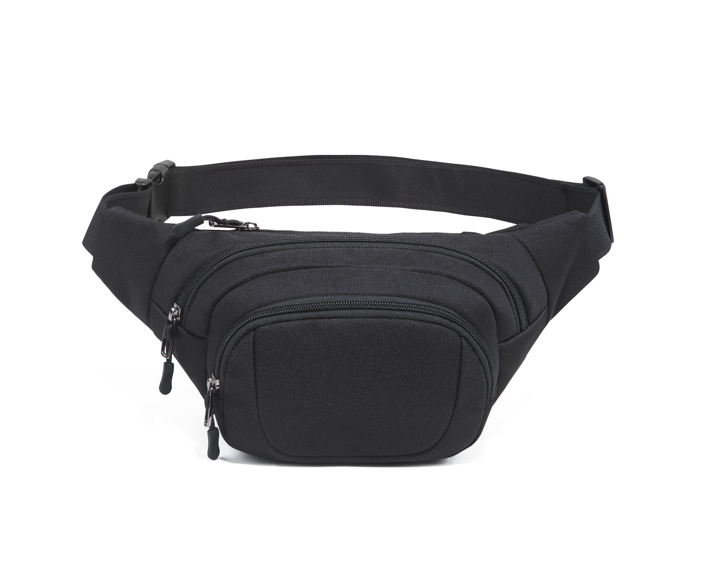Crossbody Fanny Pack with 3-Zipper Pockets,Workout Traveling Running Casual Phone Bag Carrying All Phones