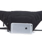 Crossbody Fanny Pack with 3-Zipper Pockets,Workout Traveling Running Casual Phone Bag Carrying All Phones