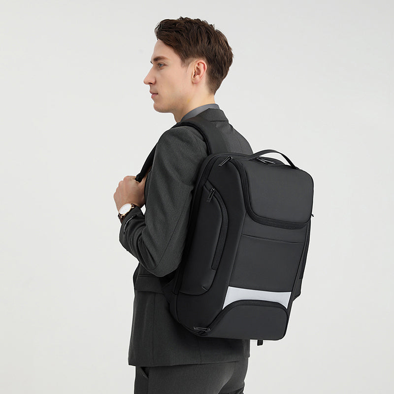 Travel backpack for Men and Women, Anti Theft Laptop Backpack with USB Charging Port for Work, Large Bag for College,  Backpack,Water Resistent(Black)