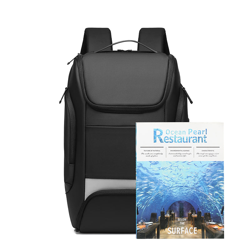Travel backpack for Men and Women, Anti Theft Laptop Backpack with USB Charging Port for Work, Large Bag for College,  Backpack,Water Resistent(Black)