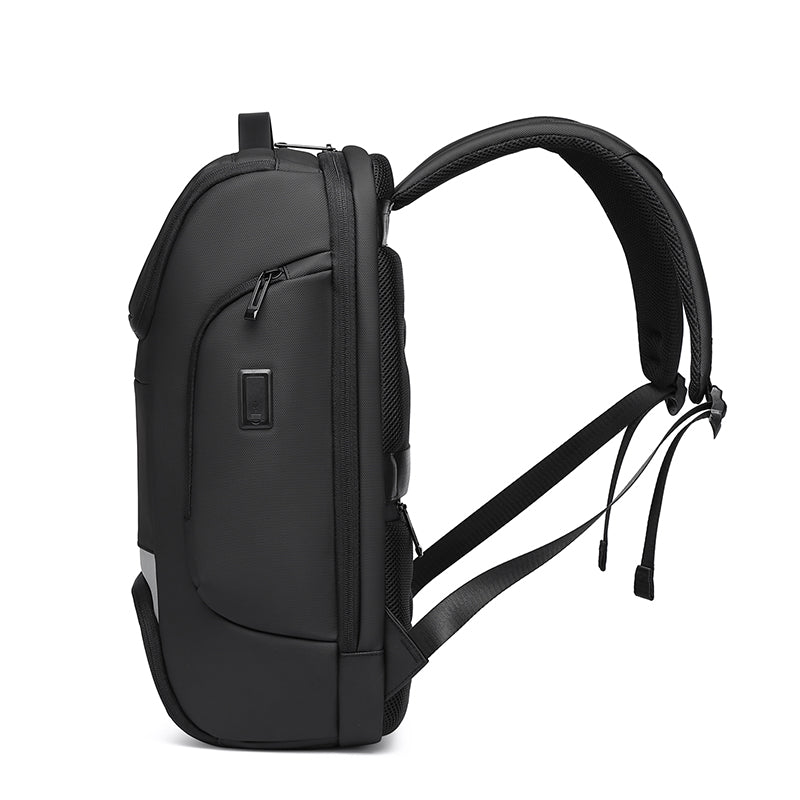 Travel backpack for Men and Women, Anti Theft Laptop Backpack with USB Charging Port for Work, Large Bag for College,  Backpack,Water Resistent(Black)