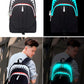 Vintage night light reflective Backpack Travel Laptop Backpack with usb Charging Port for  College Backpack Fits 15.6 Inch Laptop