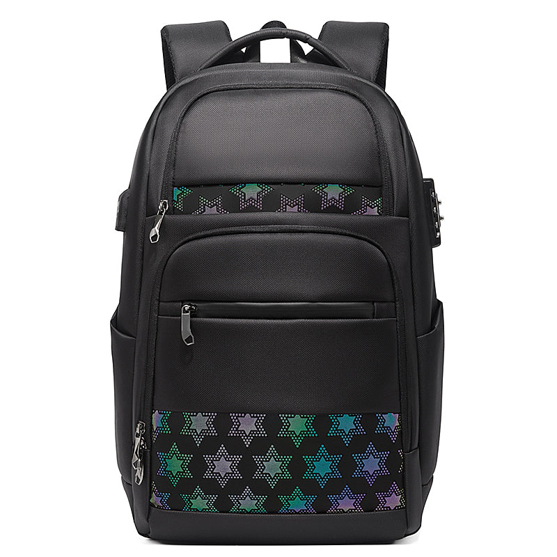 Fluorescence design Bag Durable Water-Resistant Casual Daypack for Office College Weekender