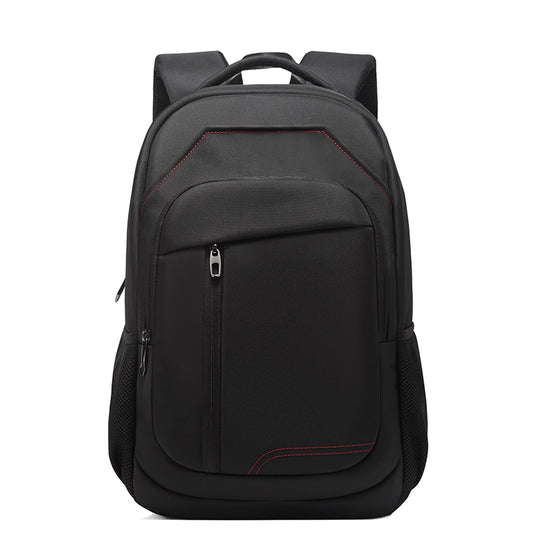 Black Backpack, Laptop Backpack 15.6 Inch Mens Rucksack 3 sizes Work School Bag with USB Charging Port Waterproof Day pack for Business Travel College...