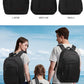 Black Backpack, Laptop Backpack 15.6 Inch Mens Rucksack 3 sizes Work School Bag with USB Charging Port Waterproof Day pack for Business Travel College...