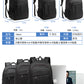 Black Backpack, Laptop Backpack 15.6 Inch Mens Rucksack 3 sizes Work School Bag with USB Charging Port Waterproof Day pack for Business Travel College...