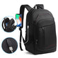 Black Backpack, Laptop Backpack 15.6 Inch Mens Rucksack 3 sizes Work School Bag with USB Charging Port Waterproof Day pack for Business Travel College...