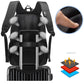 Black Backpack, Laptop Backpack 15.6 Inch Mens Rucksack 3 sizes Work School Bag with USB Charging Port Waterproof Day pack for Business Travel College...