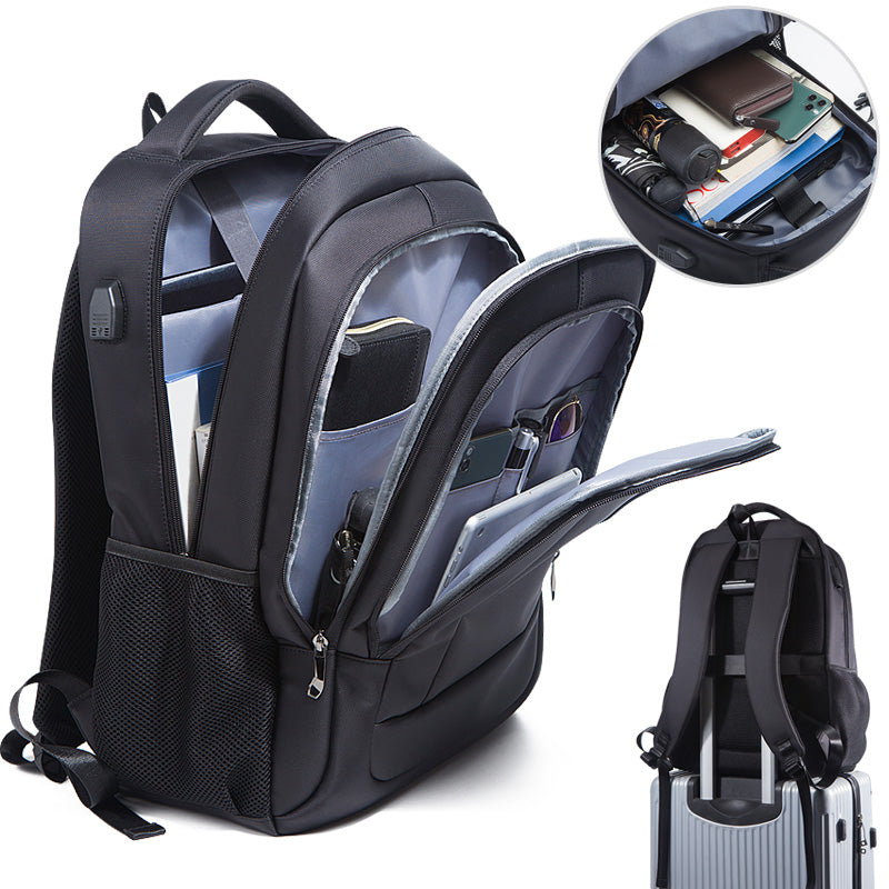 Travel Laptop Backpack Mens Womens,Carry on Large Capacityt Backpacks for Travelling with USB Charging Port,Business Causal Daypack Bag Fits 17nch Laptop