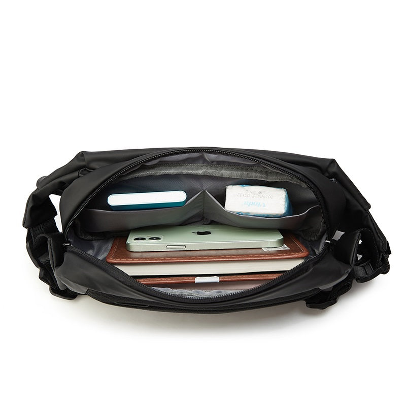 Crossbody Sling Bag Men Women, Casual Shoulder Backpack, Chest Daypack Satchel for Hiking Travel