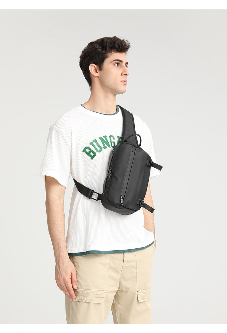 Crossbody Sling Bag Men Women, Casual Shoulder Backpack, Chest Daypack Satchel for Hiking Travel .dairy usd