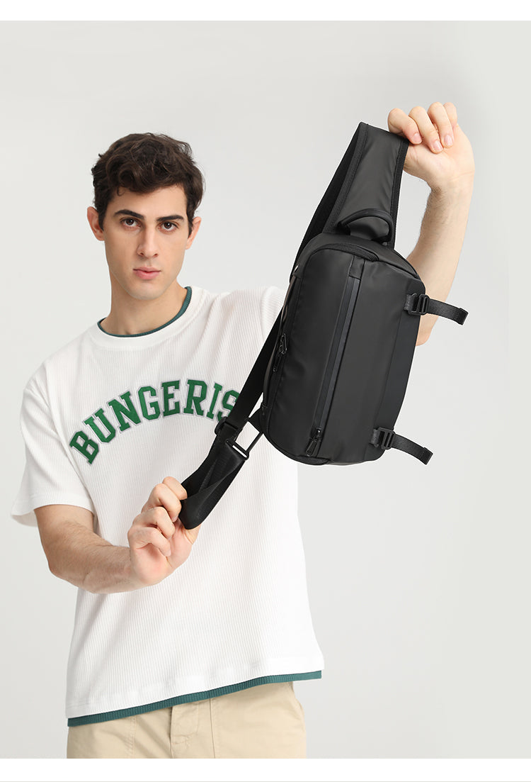 Crossbody Sling Bag Men Women, Casual Shoulder Backpack, Chest Daypack Satchel for Hiking Travel .dairy usd
