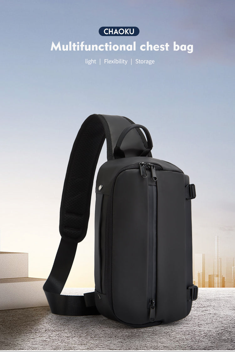 Crossbody Sling Bag Men Women, Casual Shoulder Backpack, Chest Daypack Satchel for Hiking Travel .dairy usd