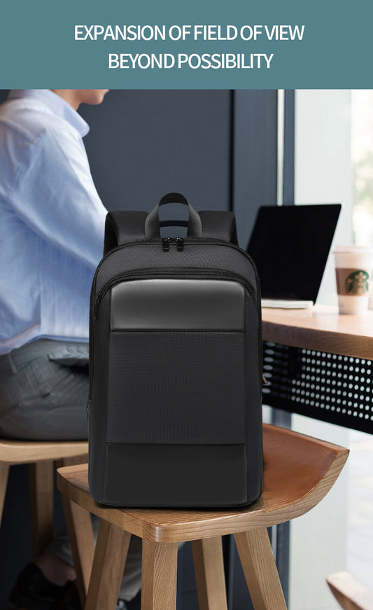 Slim& Expandable Laptop Backpack 15.6  inch Travel Business Backpack Rainproof Daypack for Men and Women
