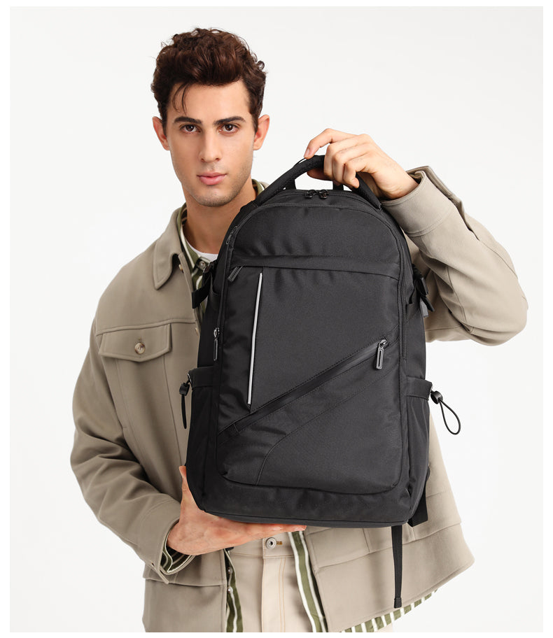 Large  Laptop Business and Travel Backpack fit 17-inch Laptop/MacBook Bag. Rucksack Water-Resistant Oxford Backpack