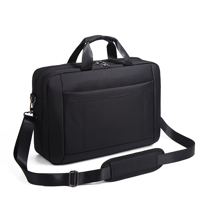 Laptop Bag, 17 Inch Multifuntional Business Computer Laptop Case, Briefcase for Men and Women,  - Black