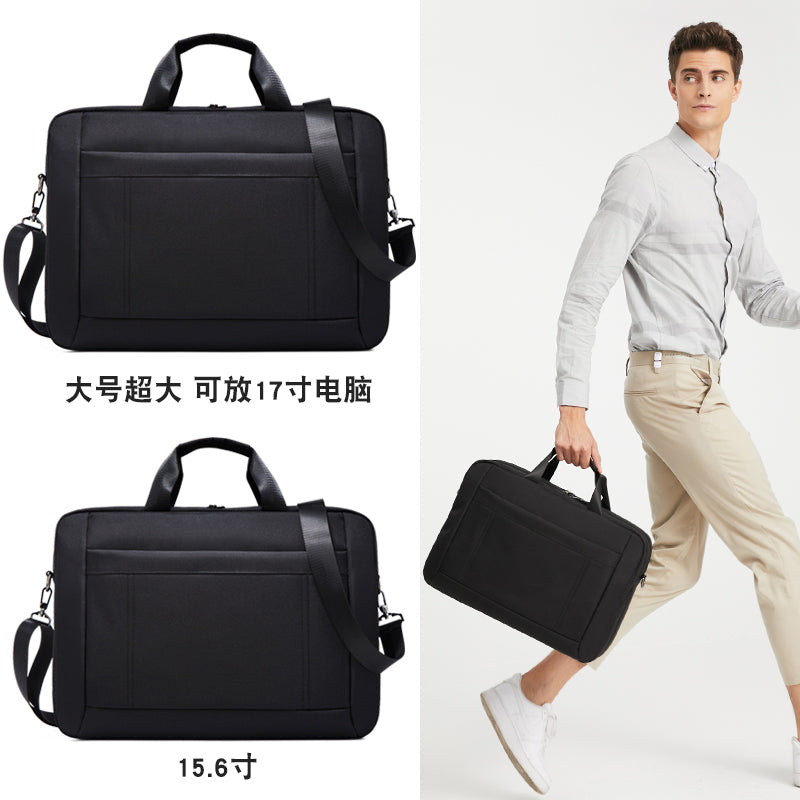 Laptop Bag, 17 Inch Multifuntional Business Computer Laptop Case, Briefcase for Men and Women,  - Black
