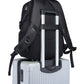 30 L Large size Black Backpack for School, College, and Travel: Water Resistant Bookbag with USB charge port