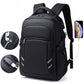 30 L Large size Black Backpack for School, College, and Travel: Water Resistant Bookbag with USB charge port