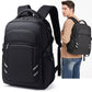 30 L Large size Black Backpack for School, College, and Travel: Water Resistant Bookbag with USB charge port