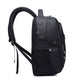 30 L Large size Black Backpack for School, College, and Travel: Water Resistant Bookbag with USB charge port