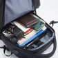 30 L Large size Black Backpack for School, College, and Travel: Water Resistant Bookbag with USB charge port