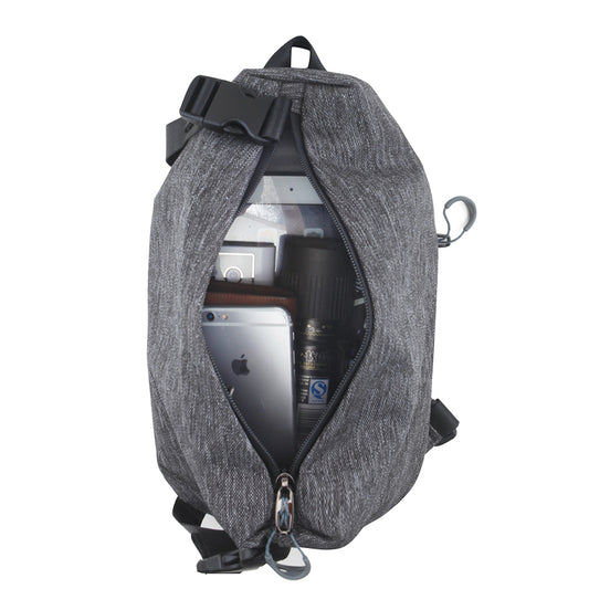 Crossbody Sling Bag Men Women, Casual Shoulder Backpack, Chest Daypack Satchel for Hiking Travel