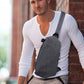 Crossbody Sling Bag Men Women, Casual Shoulder Backpack, Chest Daypack Satchel for Hiking Travel
