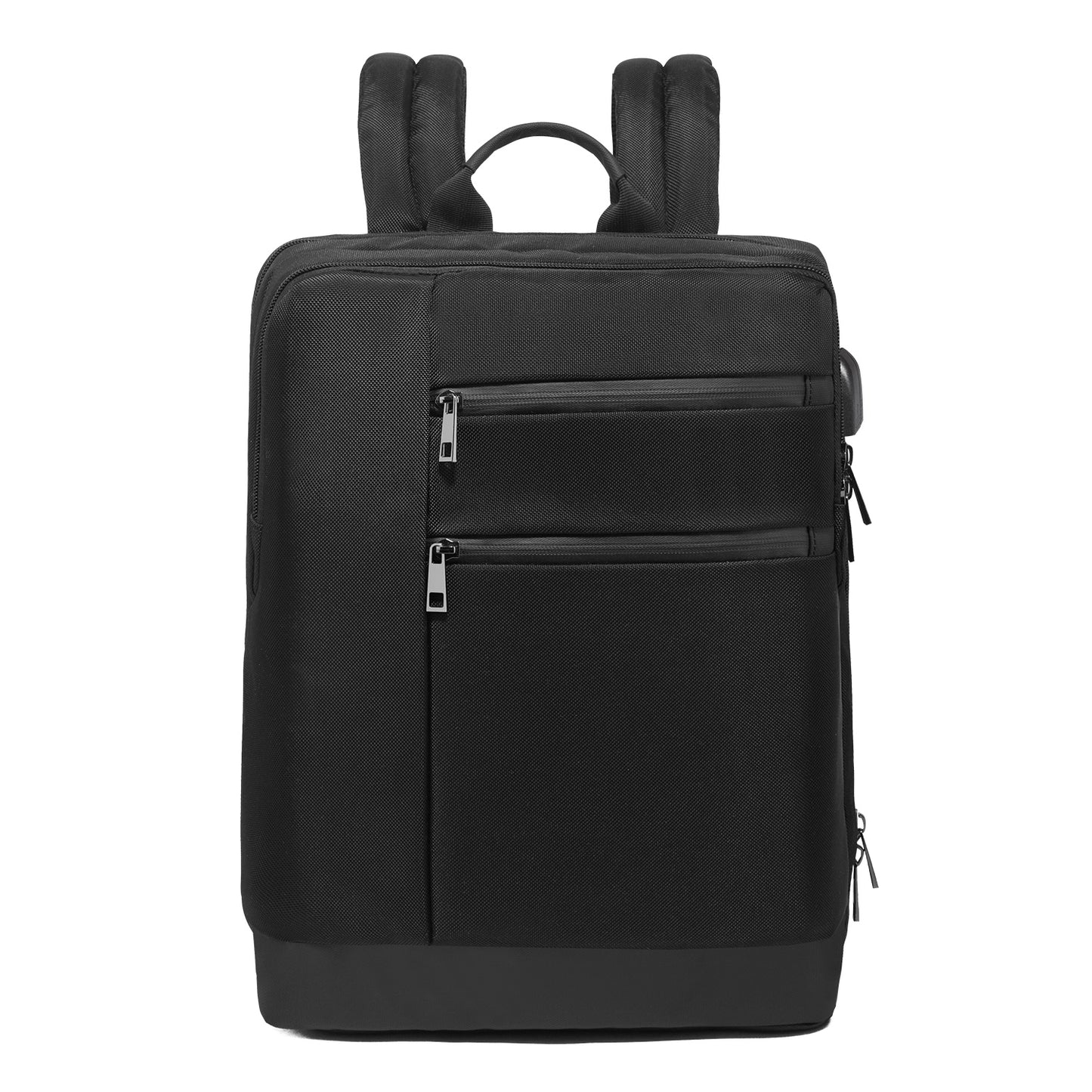 Black Backpack for Men Women, Durable Casual School Backpacks  Classic 15.6 Inch Laptop Bookbag for College High School Work Travel