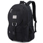 34L  Backpack for School Work Hiking Camping Travelling, Breathable Padded Back & Straps, 3 Zip Compartments,USB/Headphone Port, Water Resistant
