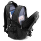 34L  Backpack for School Work Hiking Camping Travelling, Breathable Padded Back & Straps, 3 Zip Compartments,USB/Headphone Port, Water Resistant