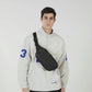 Crossbody Sling Bag Men Women, Casual Shoulder Backpack, Chest Daypack Satchel for Hiking Travel